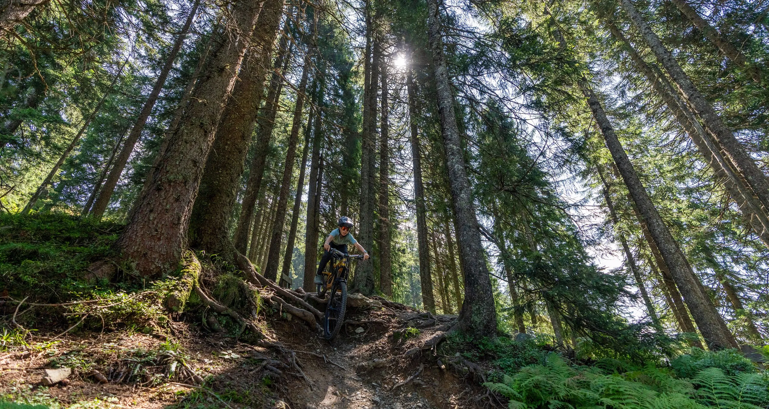Technische Trailpassagen lassen beim Fleckalm Trail legendäres Enduro Feeling und Tec Flow aufkommen.